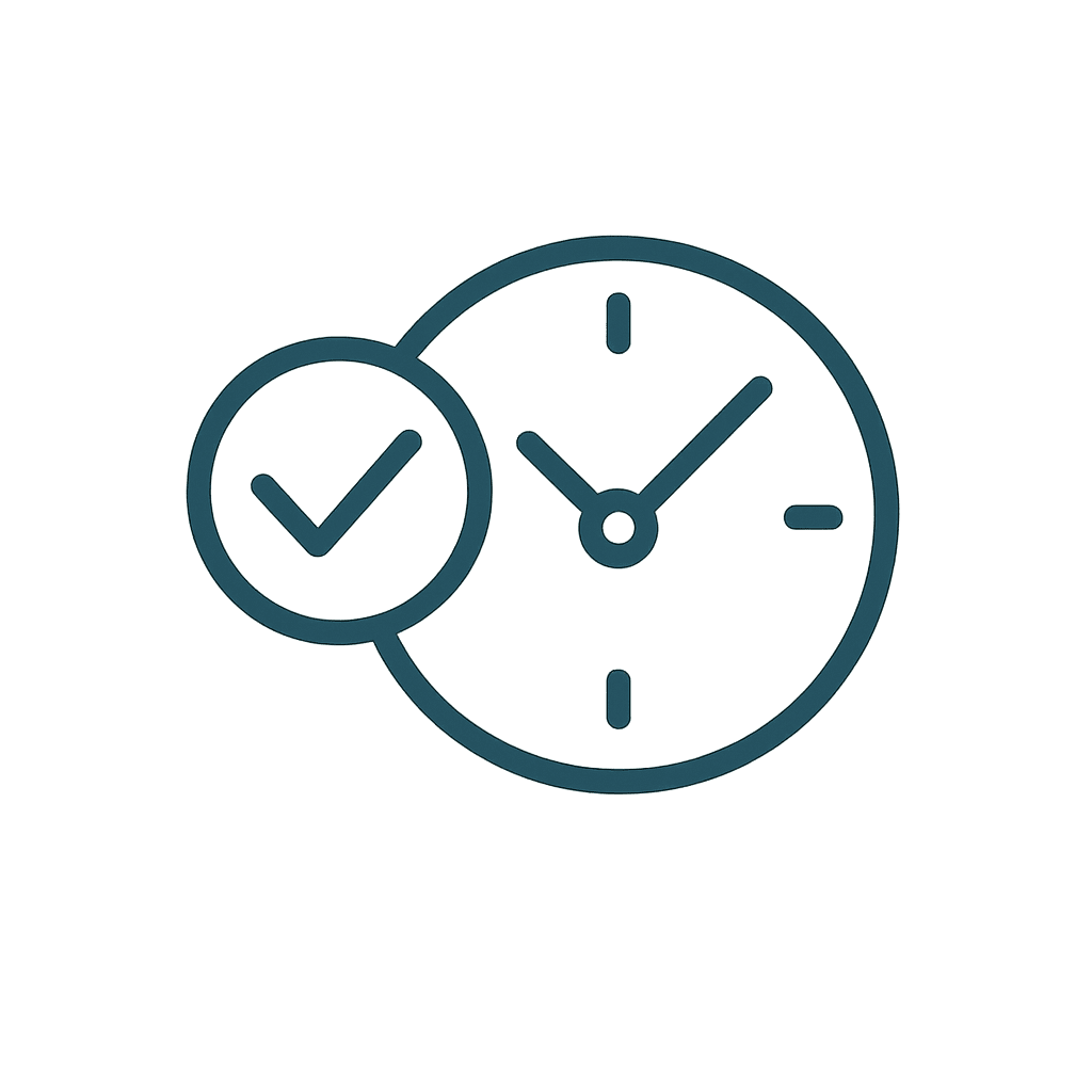 horloge ponctualité Service VTC bienveillant et ponctuel à Paris – Lajoieway
