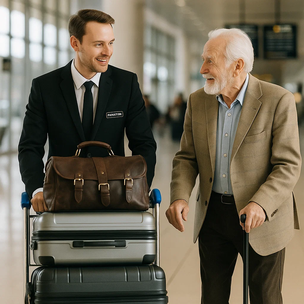 Transport VTC avec assistance pour personnes fragiles