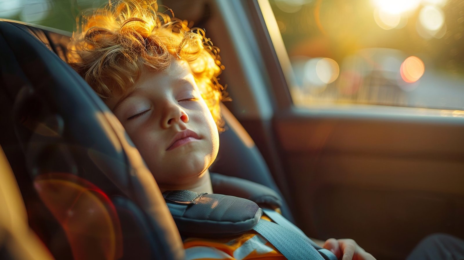 Young Child Sleeping in a Car Seat vecteezy young child sleeping in a car seat 47023483 scaled